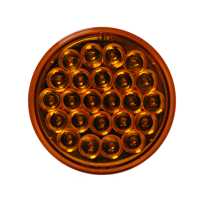 4" LED Round Directional- Quad Flash - White Line Distributors Inc