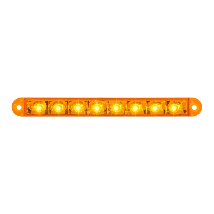 6.5" Flush Mount Pearl Marker & Turn LED Light Bar - White Line Distributors Inc