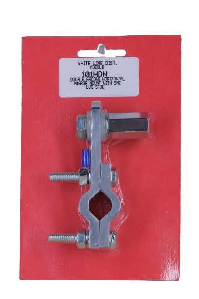 Horizontal Mirror Mount with 3/8" Lug Connector - White Line Distributors Inc