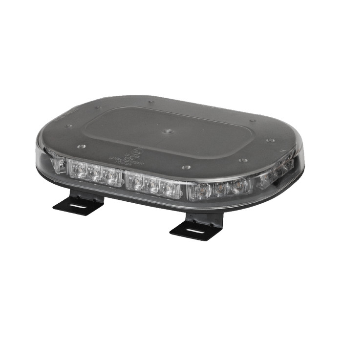 9.75" Amber LED Low Profile Warning Light Bar - Bracket Mount - White Line Distributors Inc
