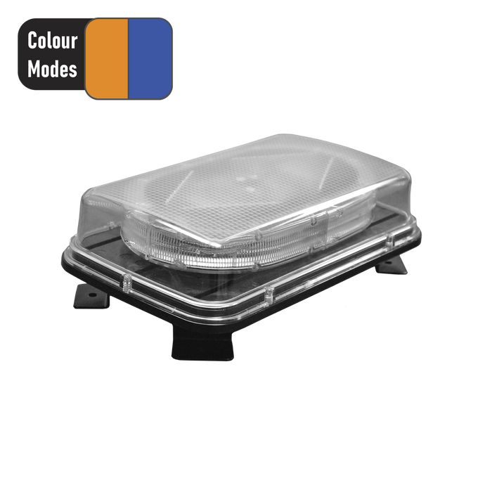 11" Amber/Blue LED Synchronizable Warning Light Bar (E-72 Series) - White Line Distributors Inc