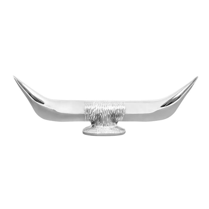 Bull Horn Hood Ornament - White Line Distributors Inc