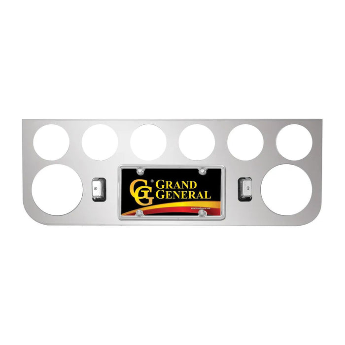 Chrome Rear Centre Light Panels with 4" and 2.5" Round Lights - White Line Distributors Inc