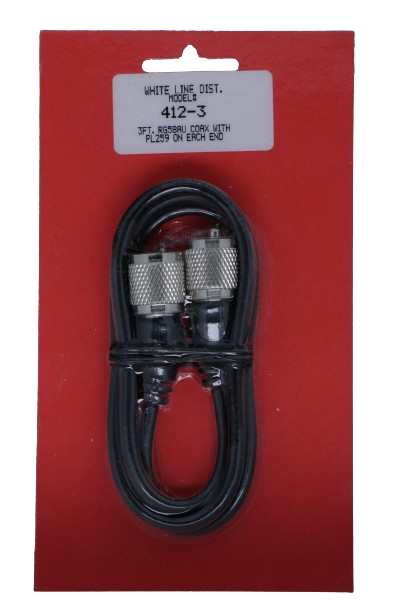 Coax with PL259 on Each End - White Line Distributors Inc