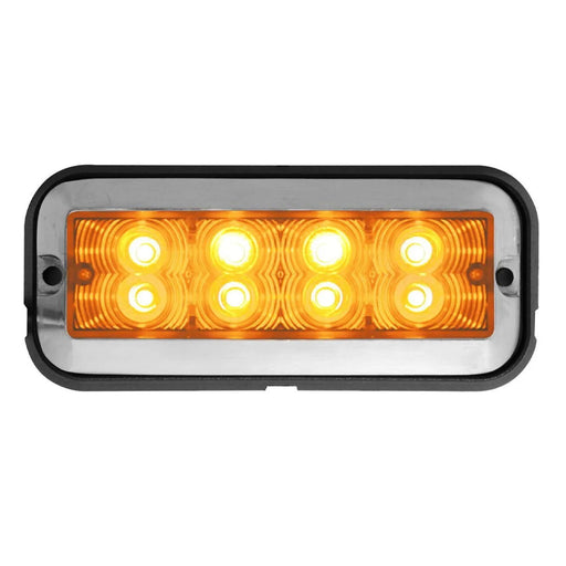 Medium Rectangular 8 LED Strobe Light - White Line Distributors Inc