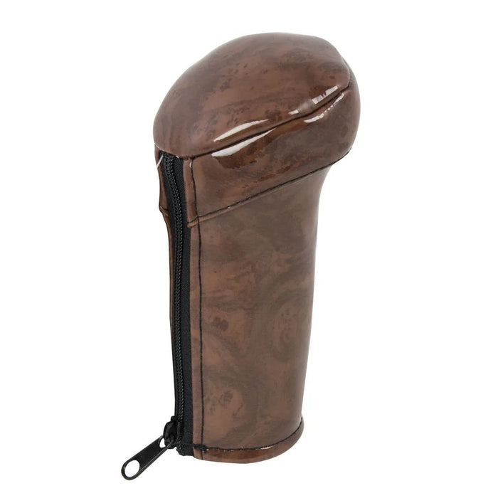 Shiny Natural Wood Gear Shift Knob Cover - White Line Distributors Inc