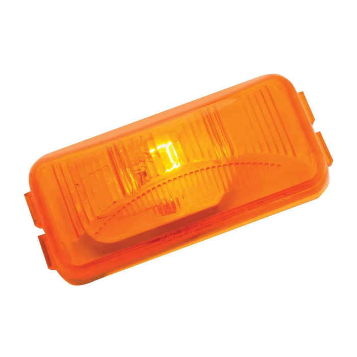 Small Rectangular Single Bulb Sealed Marker Light - White Line Distributors Inc