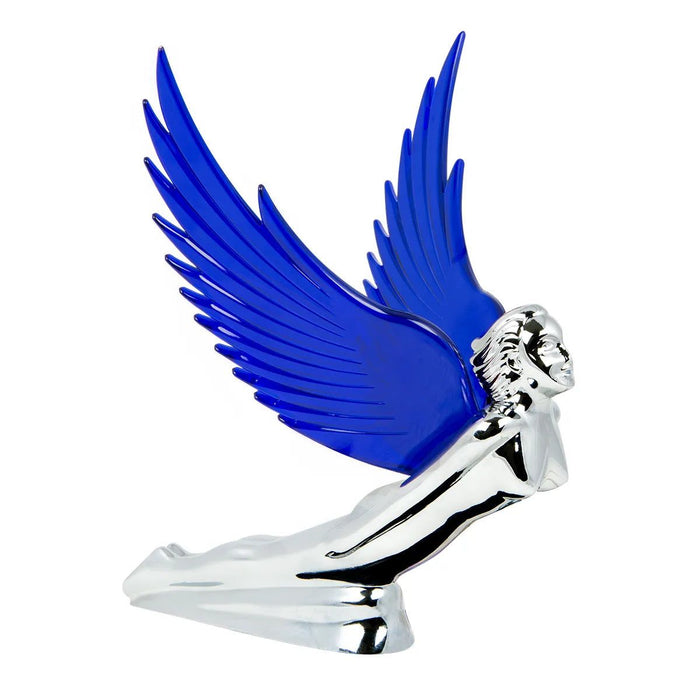 WindRider Chrome Flying Goddess Hood Ornament - White Line Distributors Inc