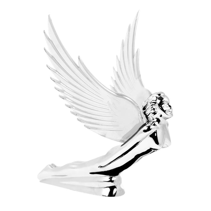WindRider Chrome Flying Goddess Hood Ornament - White Line Distributors Inc