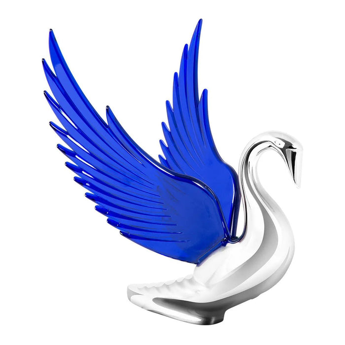 WindRider Chrome Swan Hood Ornament - White Line Distributors Inc
