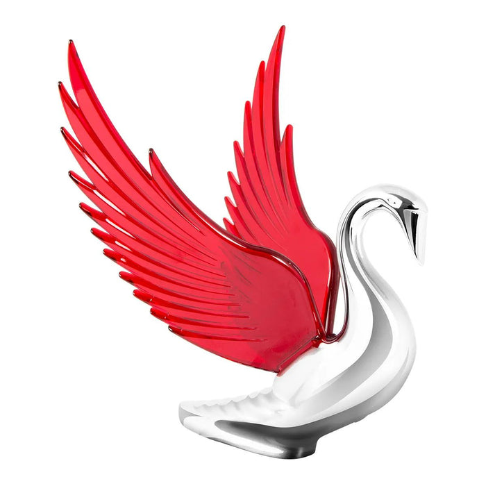WindRider Chrome Swan Hood Ornament - White Line Distributors Inc