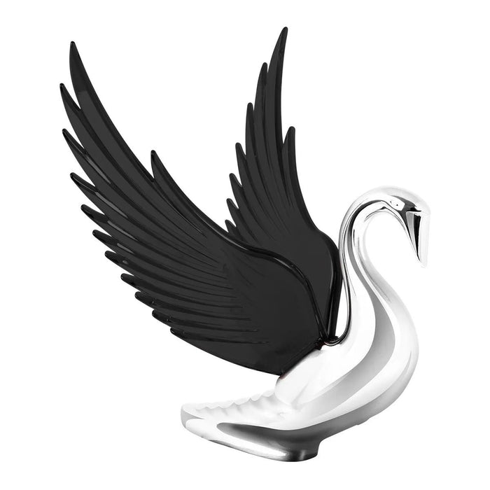 WindRider Chrome Swan Hood Ornament - White Line Distributors Inc