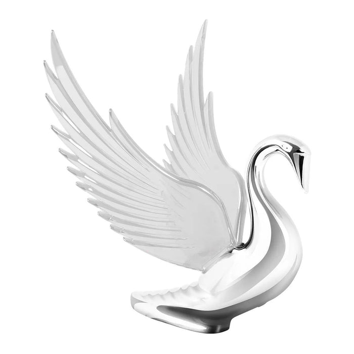 WindRider Chrome Swan Hood Ornament - White Line Distributors Inc