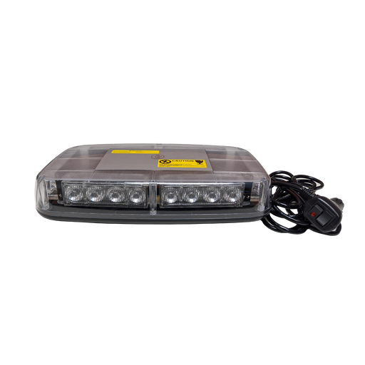 11" Amber LED Warning Light Bar - Magnetic Mount - White Line Distributors Inc