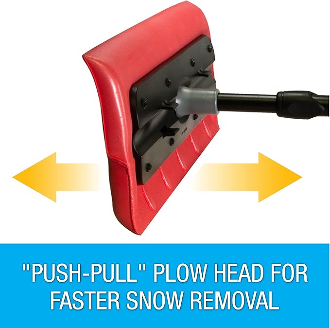 Telescopic Handle, Pivoting Head, 16" Brush Head, 51" Handle