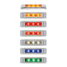 3.5" Ultra Thin LED Marker Light - White Line Distributors Inc
