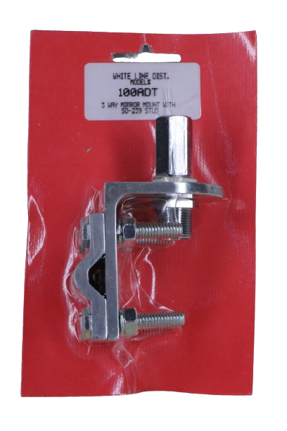 3 Way Mirror Mount with SO-239 Connector - White Line Distributors Inc