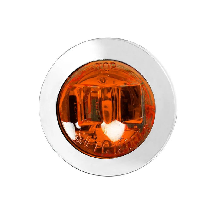 3/4" Dia. Mini Wide Angle LED Dual Function Sealed Light with Chrome Plastic Bezel - White Line Distributors Inc