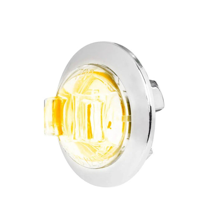 3/4" Dia. Mini Wide Angle LED Dual Function Sealed Light with Chrome Plastic Bezel - White Line Distributors Inc