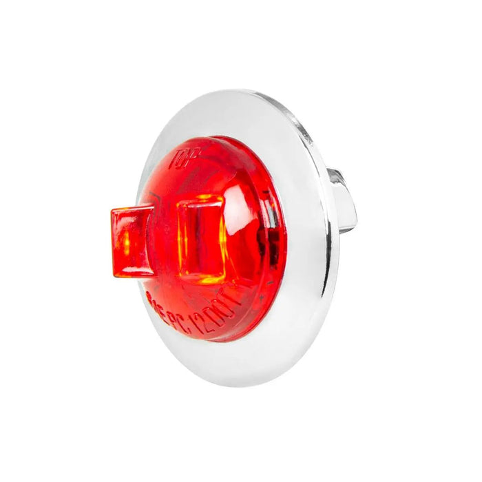 3/4" Dia. Mini Wide Angle LED Dual Function Sealed Light with Chrome Plastic Bezel - White Line Distributors Inc