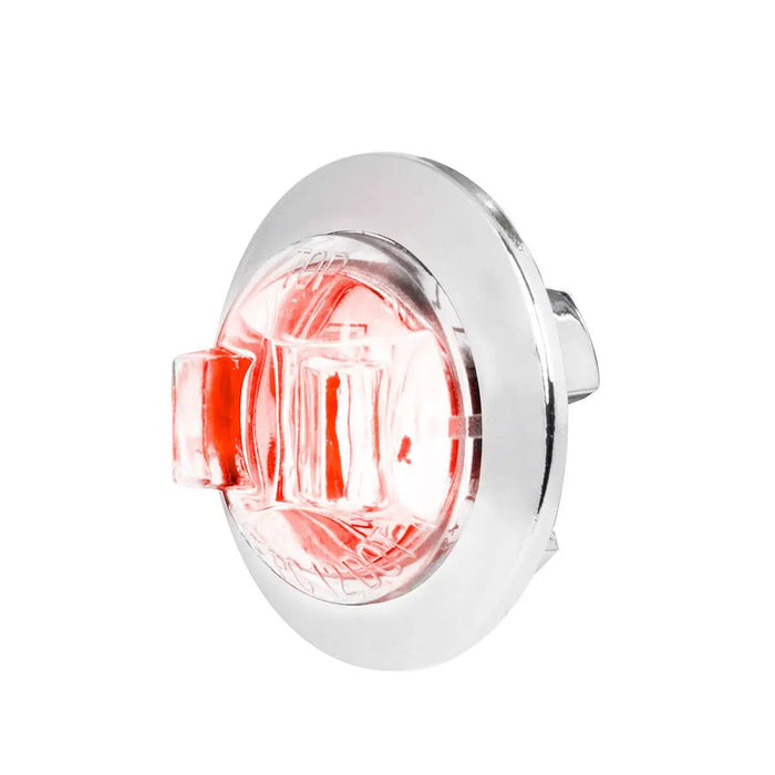 3/4" Dia. Mini Wide Angle LED Dual Function Sealed Light with Chrome Plastic Bezel - White Line Distributors Inc