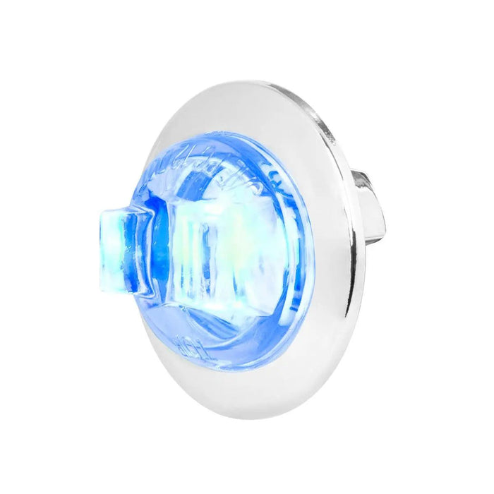 3/4" Dia. Mini Wide Angle LED Dual Function Sealed Light with Chrome Plastic Bezel - White Line Distributors Inc