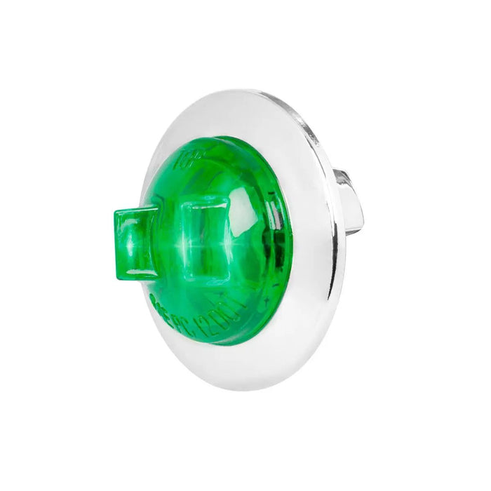 3/4" Dia. Mini Wide Angle LED Dual Function Sealed Light with Chrome Plastic Bezel - White Line Distributors Inc