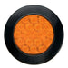 4" Fleet Flange Mount LED Light with Black Twist & Lock Bezel in 3 Wires - White Line Distributors Inc