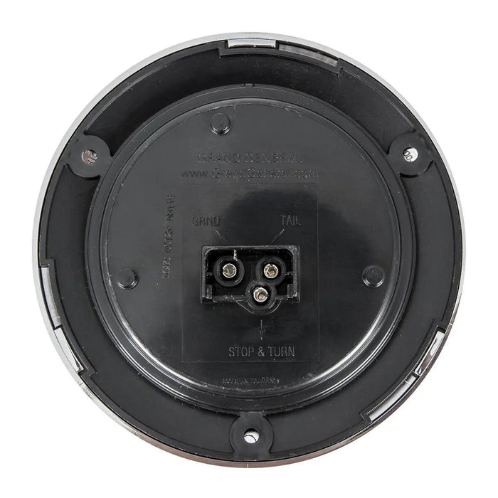 4" Fleet Flange Mount LED Light with Black Twist & Lock Bezel in 3 Wires - White Line Distributors Inc