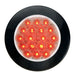 4" Fleet Flange Mount LED Light with Black Twist & Lock Bezel in 3 Wires - White Line Distributors Inc