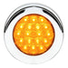 4" Fleet Flange Mount LED Light with Chrome Twist & Lock Bezel in Standard 3-Prong - White Line Distributors Inc