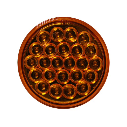 4" LED Round Directional- Quad Flash - White Line Distributors Inc