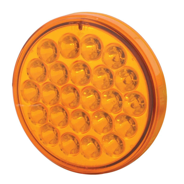 4" Round Continuous Pearl LED Strobe Light - White Line Distributors Inc