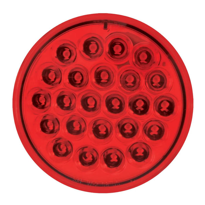 4" Round Continuous Pearl LED Strobe Light - White Line Distributors Inc