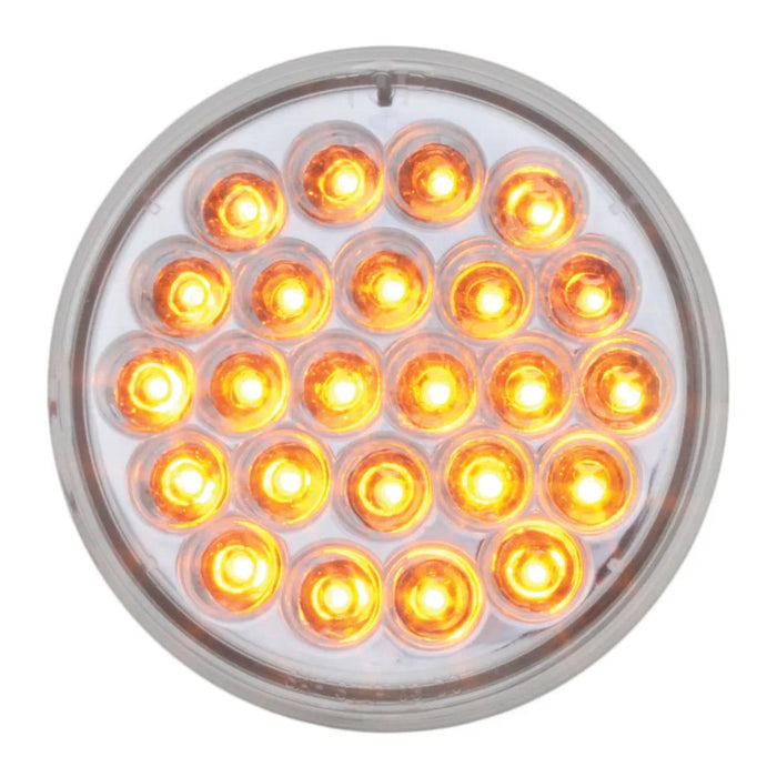 4" Round Continuous Pearl LED Strobe Light - White Line Distributors Inc