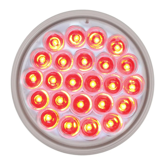 4" Round Continuous Pearl LED Strobe Light - White Line Distributors Inc