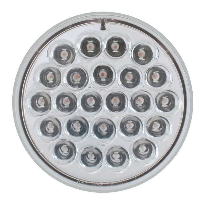 4" Round Continuous Pearl LED Strobe Light - White Line Distributors Inc