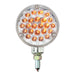 4" Single Face Pearl LED Pedestal Light - White Line Distributors Inc