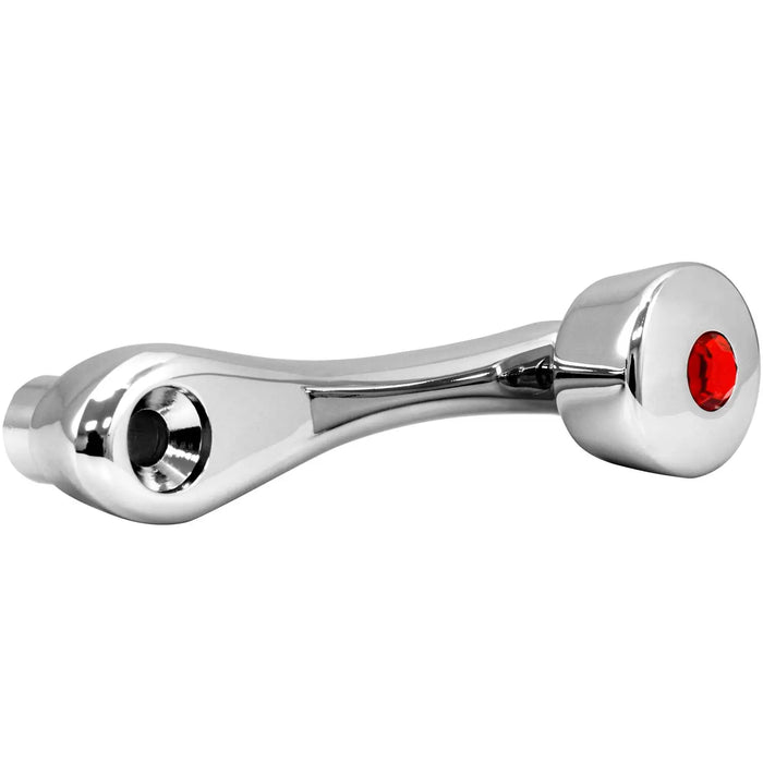 Chrome Window Crank with Color Jewel