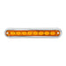 6.5" Surface Mount Pearl Marker & Turn LED Light Bar with Chrome Plastic Base - White Line Distributors Inc