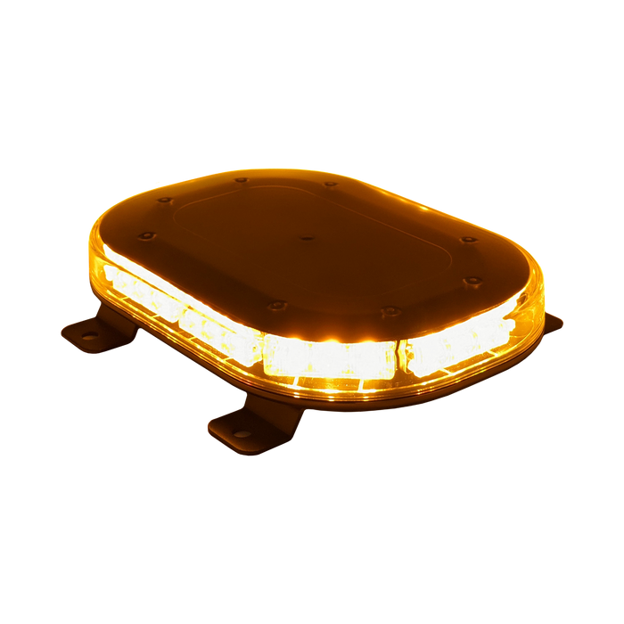 9.75" Amber LED Low Profile Warning Light Bar - Bracket Mount - White Line Distributors Inc