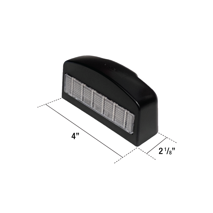 ABS Housing LED License Lamp - 12 Diodes - White Line Distributors Inc