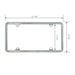 Classic 4-Hole License Plate Frames - White Line Distributors Inc