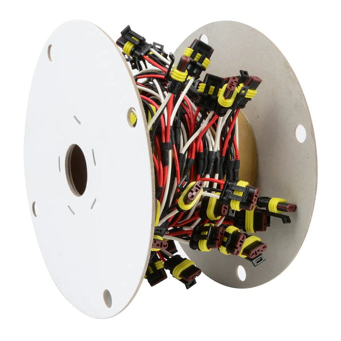 Continuous 3-Pin Light Plug Wire Harness Roll - White Line Distributors Inc