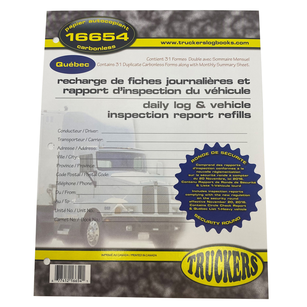 Logbooks — White Line Distributors Inc