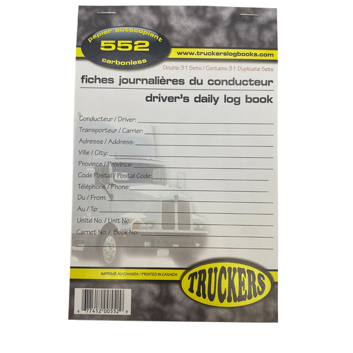 Driver's Daily Log Book - White Line Distributors Inc