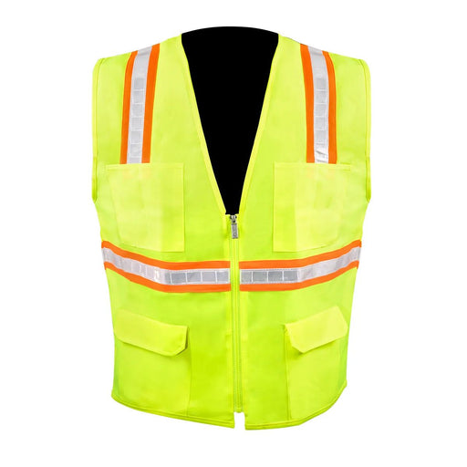 High Visibility Safety Vest with 6 Pockets - White Line Distributors Inc