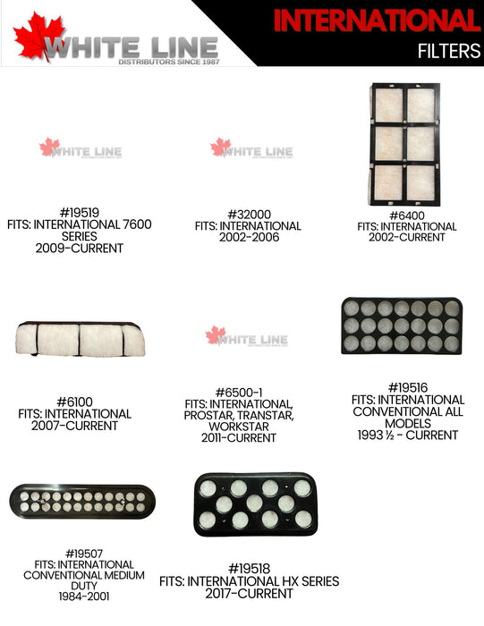 International Cab Filters