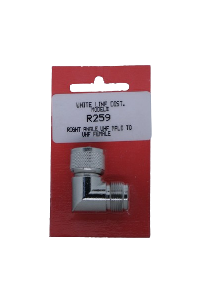 Male to Female Right Angle Connector - White Line Distributors Inc