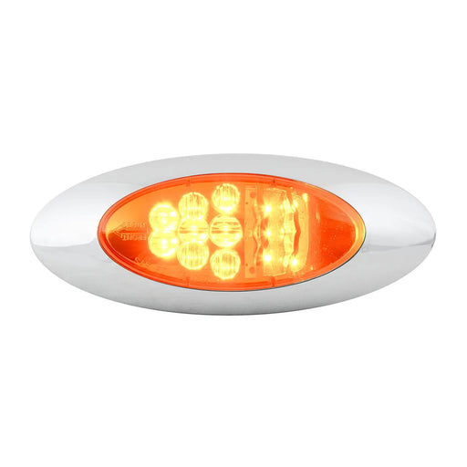 Y2K LED Turn/Marker Light with Chrome Bezel - White Line Distributors Inc
